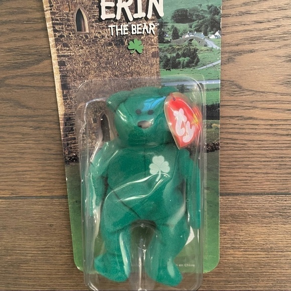 NWT Erin The Bear McDonald's Ty Beanie Baby RARE - Picture 3 of 5